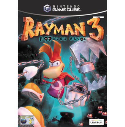 Rayman 3: Hoodlum Havoc - Nintendo Gamecube - PAL/EUR/SWD (SE/DK Manual) - Complete (CIB)